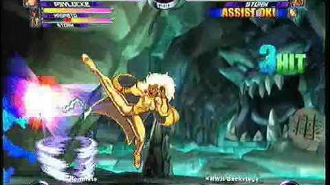 MvC2 Online (360): Brett (MSP) vs NWH Backstage (MSP) 3 .:1.21.10:.