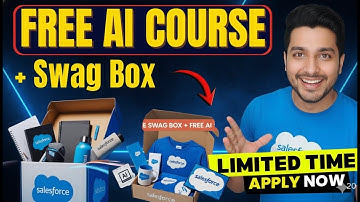 🔴Salesforce Swag Box + Free AI Course Badge | Salesforce Dream Quest 2025  Step-by-Step Guide