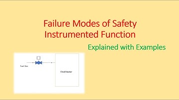 Failure Modes  Safety Instrumented Function( SIF)- Safe Failure and Dangerous Failures