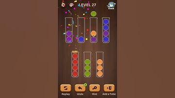 Ball Sort Puzzle: Color Game level 27 |  Mobile Games