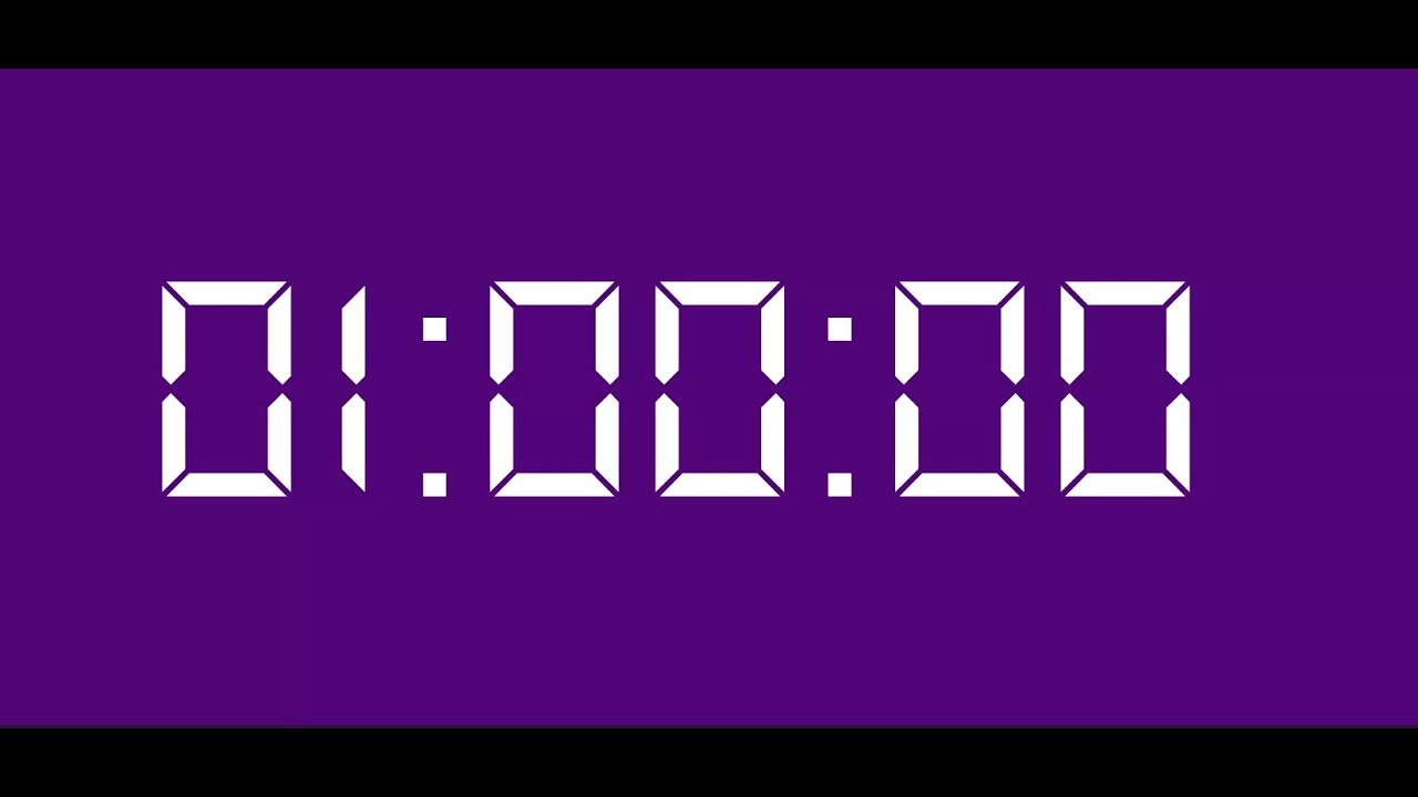 1 minute countdown timer - YouTube