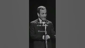 Thumbnail of Charles Aznavour - La bohème #acapella #voice #voceux #lyrics #vocals #music