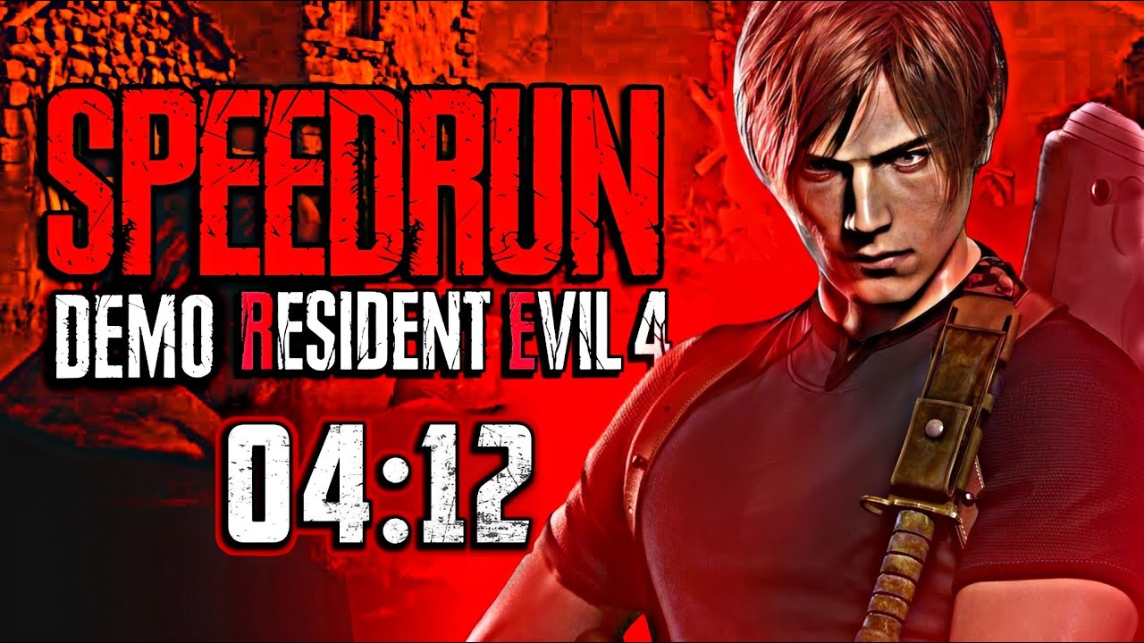 SPEEDRUN Resident Evil 4 Chainsaw DEMO 0412 Sem TMP YouTube