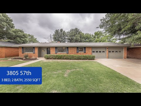 3805 57th St, Lubbock, TX home video tour