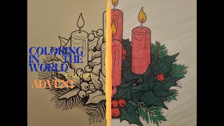 Festive Vibes: Coloring an Advent Wreath