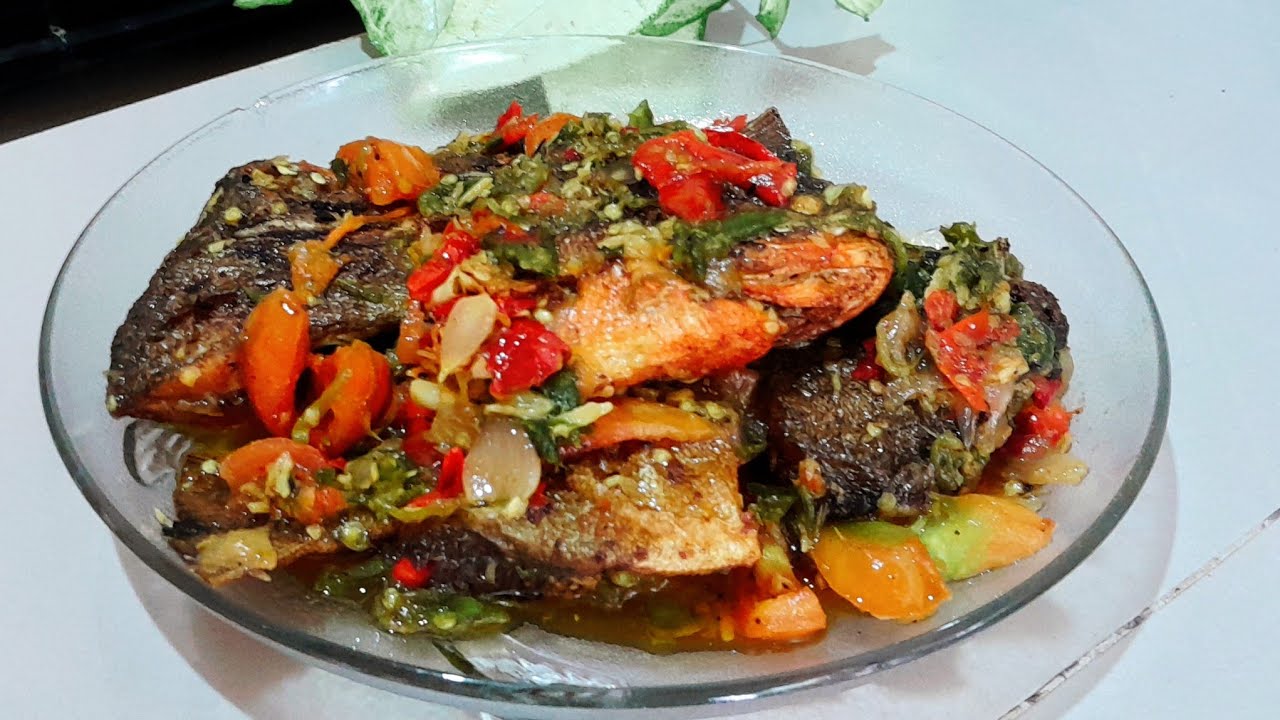 RESEP IKAN BAWAL SAMBAL CABE IJO YANG  ENAK BANGET‼️ BIKIN KETAGIHAN