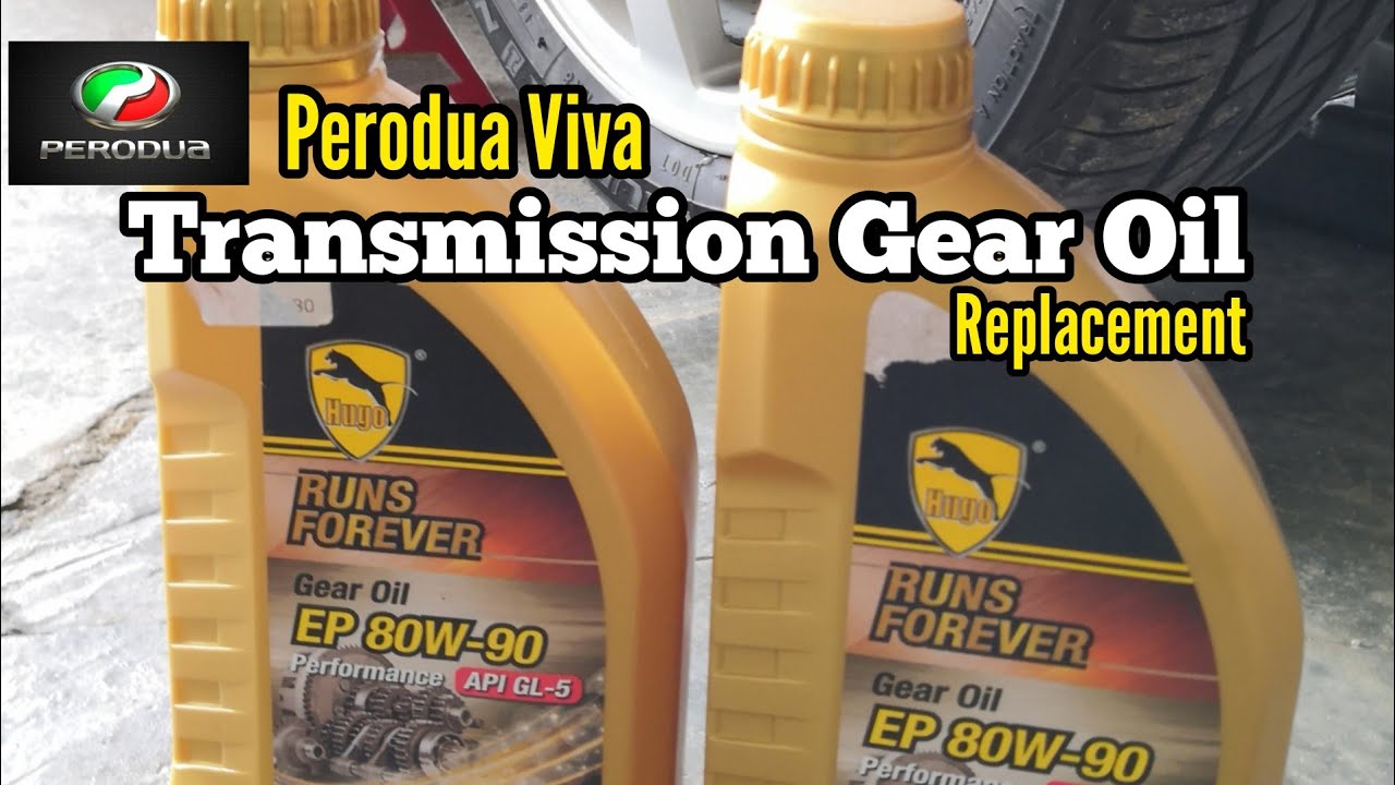 Gear oil change Manual transmission Perodua Viva YouTube