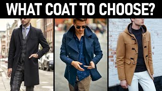 How to choose a Coat? Types of men's coats.