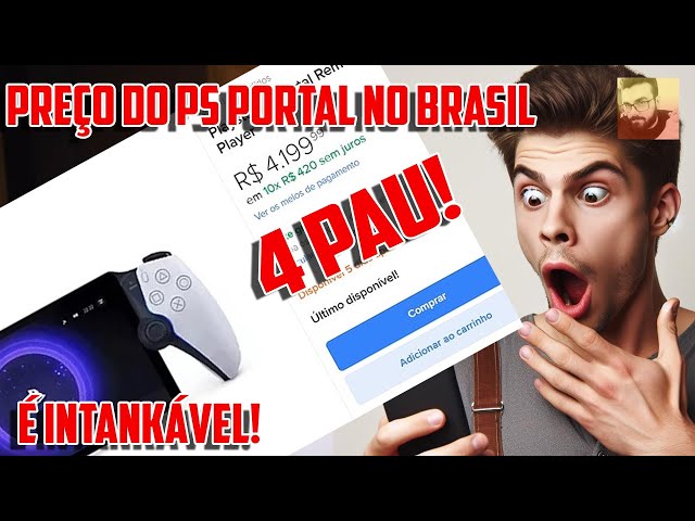 PS Portal 'chega' ao Brasil mais caro que o PS5 no Mercado Livre