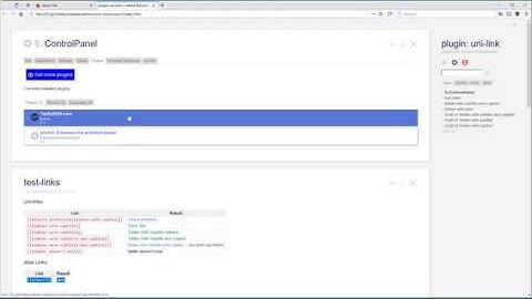 Uni-link plugin for TiddlyWiki