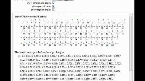 Rearranging the Alternating Harmonic Series