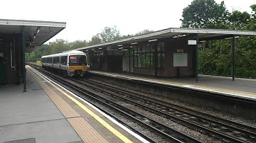 Chiltern Trains Class 165/0 No. 165002 passing Moorpark Station on 21/05/12