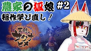 【天穂のサクナヒメ(Sakuna: Of Rice and Ruin)】農家の娘キツネが稲作を学び直す！２年目！#2【Vtuber】