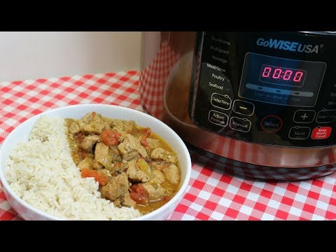 Pressure Cooker Pork Green Chili Stew ~ Featuring GoWise 10 quart Pressure Cooker ~ Noreen's Kitchen