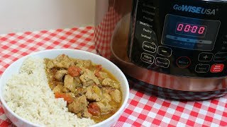 Pressure Cooker Pork Green Chili Stew ~ Featuring GoWise 10 quart Pressure Cooker ~ Noreen's Kitchen