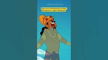 Rahu Mahadasha to Jupiter Mahadasha Trasition | @Astrokarak #astroanimation #vedicastrology