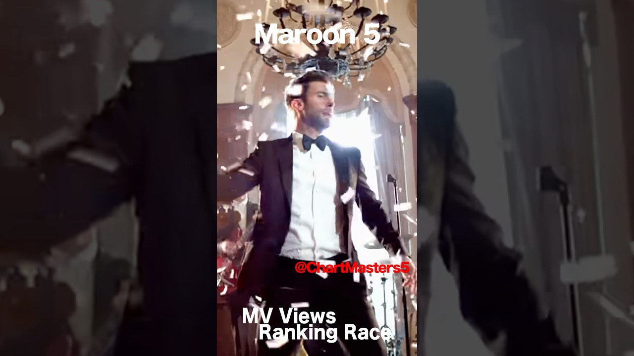 maroon5 / MV Views #Shorts #BarChartRace #maroon5 #Ranking #sugar #animals