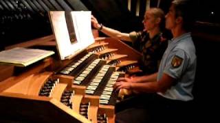 PMI 2010 Lourdes : Alléluia Orgue basilique Saint PIE X cérémonie d'ouverture