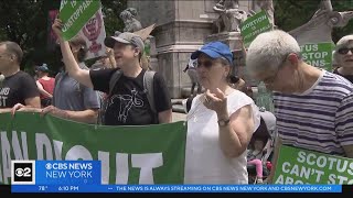 NYC rally marks 1 year since Supreme Court overturned Roe v. Wade