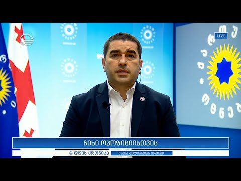 ჩიხი ოპოზიციისთვის   შალვა პაპუაშვილი \"დღის ქრონიკაში\"