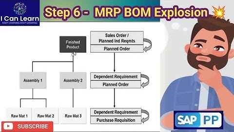 MRP Step 6  - BOM explosion 💥