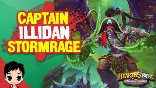 ILLIDAN STORMRAGE AND HIS PIRATES | Rush Hearthstone Battlegrounds | GVeRaeveN