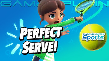 How to PERFECT Serve in Nintendo Switch Sports Tennis! (Fast Ball Ace Guide)