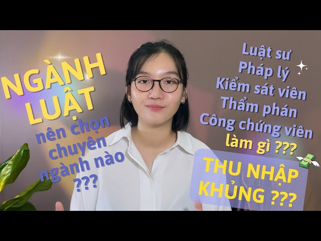 NGÀNH LUẬT | Học Luật không chỉ làm Luật Sư | Nên theo chuyên ngành luật nào ? class=