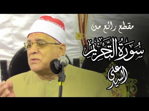 مقطع خاشع ورائع جدا للقارئ الشيخ محمد حامد السلكاوي ماتيسر من سورة التحريم