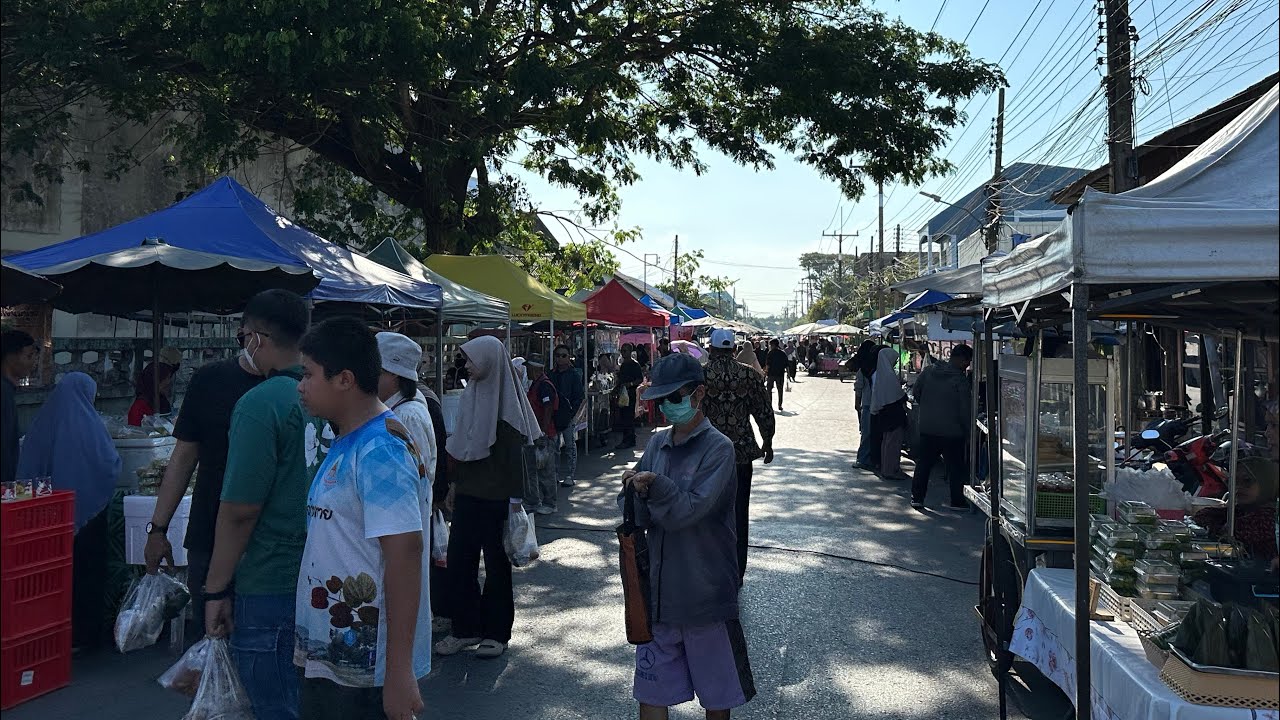 パッタニー県ラマダンマーケットตลาดจะบังติกอ (วอกะห์เจะหะ) ตลาดรอมฏอน