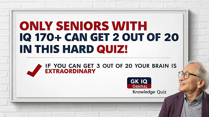 ONLY SENIORS WITH IQ 180+, CAN GET 5 OUT OF 25! IN THIS HARD QUIZ! General Knowledge Quiz