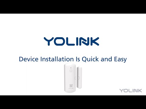 Door Sensor Quick Installation & Setup Video