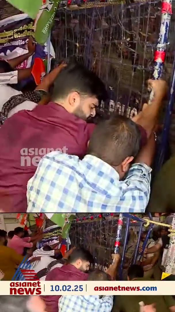 പകുതിവില തട്ടിപ്പ്; മന്ത്രി കെ കൃഷ്ണൻകുട്ടിയുടെ ഓഫീസിലേക്ക് മാർച്ച് നടത്തി യൂത്ത് കോൺഗ്രസ്