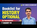 Booklist for UPSC History Optional By Soma Sekhar 5 Mains , 2 Interviews with History Optional