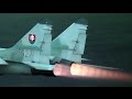MiG-29 FULCRUM SUNSET DEMO WITH EXTREME AFTERBURNER!!!