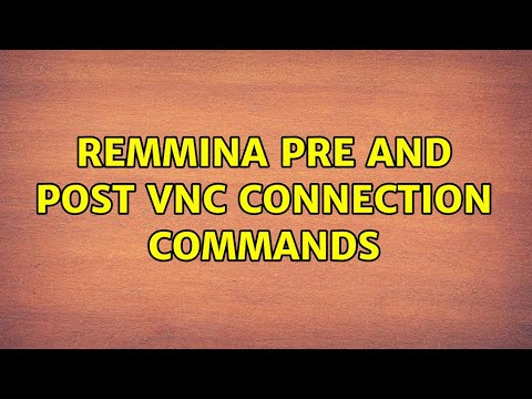 Remmina pre and