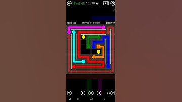 How To Solve Flow Free Courtyard Spin Level 40 10x10 Hard Board Walk Through Solution Walkthrough