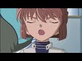 Conan called haibara with stink eye  haibara shouts in a loud adult voice