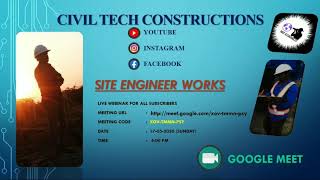 Live session for subscribers on site engineer works at site.