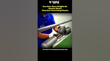 Why Electric Wires Have Hanging Weights | Genius Physics Behind Power Lines! ⚡🧠