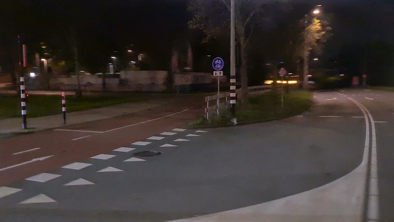 🚍Nachtbusrit in de GVB Amsterdam buslijn N81 Centraal Station Station Sloterdijk als VDL Citea SLF!