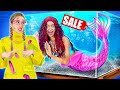 HOW TO BECOME LITTLE MERMAID || I Was Adopted By Mermaid! Extreme Makeover By 123 GO! TRENDS