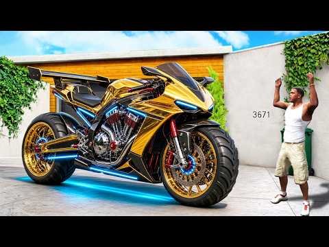 Franklin's MILLIONAIRE BIKE Upgrade in GTA 5!