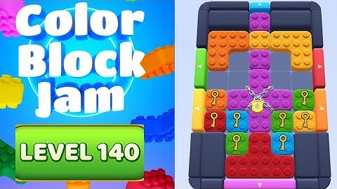 Color Block Jam Level 140 Solution Walkthrough