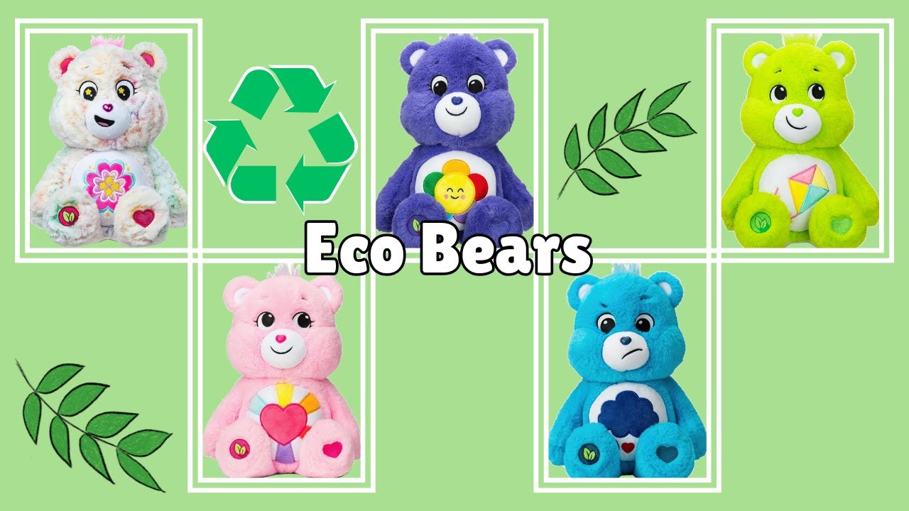 Экологичная коллекция Care Bears – полный ассортимент для поклонников Care Bears