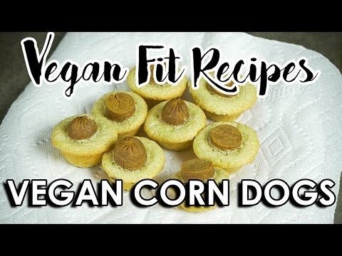 Vegan Corn Dogs and Corn Dog Muffins | Homemade Fried vs Baked Corndog Recipes