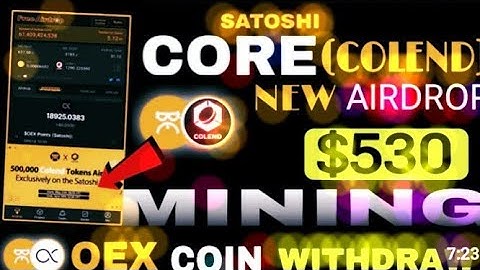 OEX coin lates updates | #oex #satoshimining #core