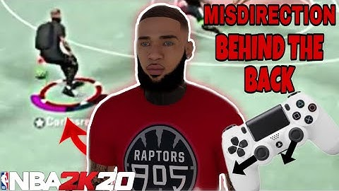 MISDIRECTION BEHIND THE BACK TUTORIAL! EXPLOSIVE BEHIND THE BACK NBA 2K20 DRIBBLE TUTORIAL! HANDCAME
