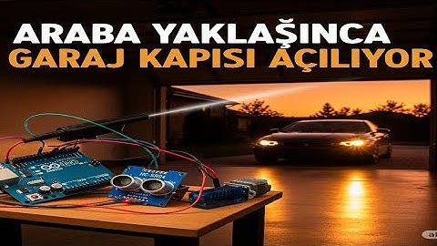 Arduino ile Ultrasonik Sensörlü Akıllı Kapı Kontrol Sistemi – Servo Motorla Kapı Açma