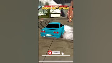 SMOOTH DRIFT SETTINGS NISSAN GTR R32 - CAR PARKING MULTIPLAYER #shorts